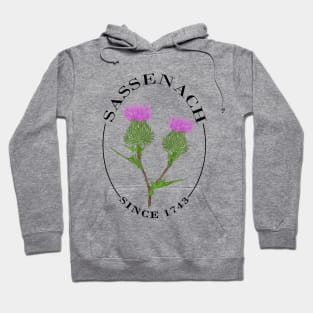 Sassenach Since 1743 BLACK - Outlander Inspired Hoodie